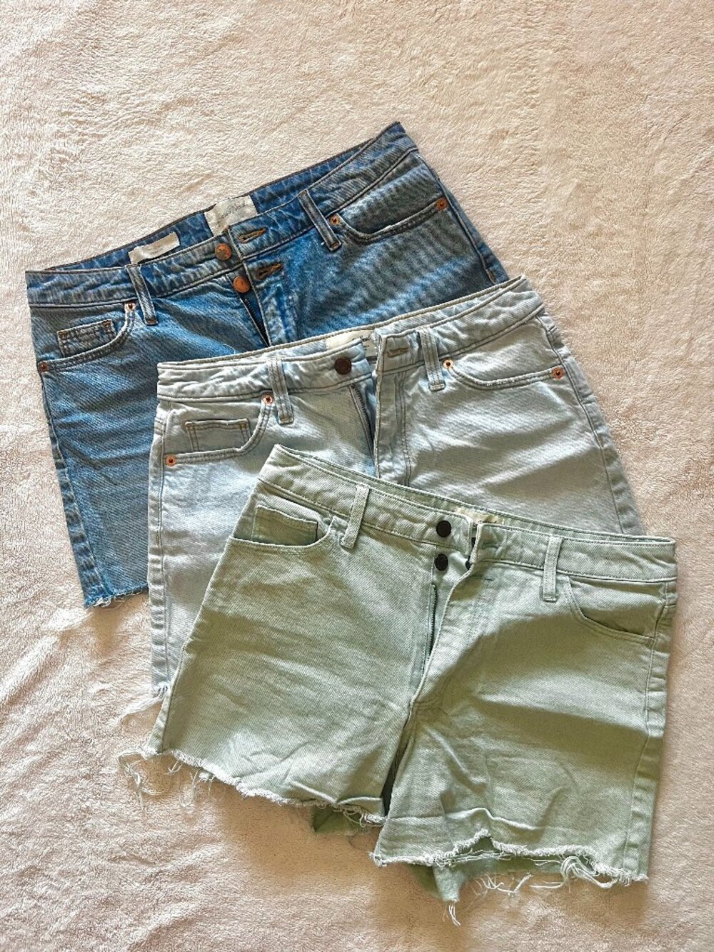Universal Thread Cotton Denim Shorts Bundle – 3 Pairs | Size 6/28